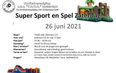 Super Sport en Spel Zaterdag 26/06/2021